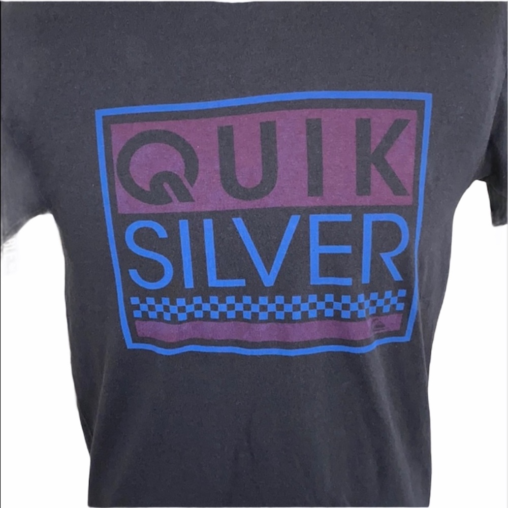 Quiksilver Black Modern Fit Graphic Tee - Picture 2 of 6